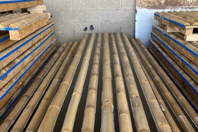 Bambu para estampar concreto