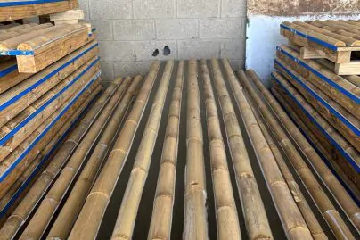 Bambu para estampar concreto